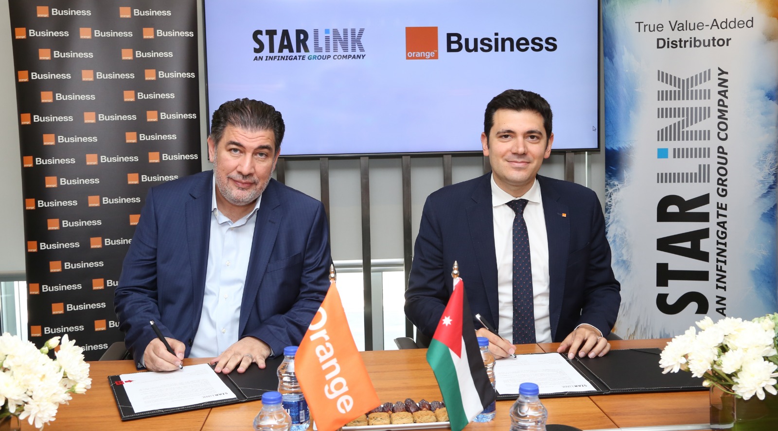 اتفاقية شراكة استراتيجية بين أورنج الأردن وStarLink الرائدة في التحول الرقمي لتقديم أحدث الحلول التقنية للشركات