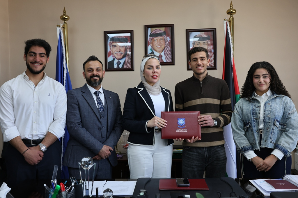 مذكرة تفاهم بين صيدلة عمّان الأهلية وجمعية طلاب الصيدلة الأردنية JPSA ​​​​​​​