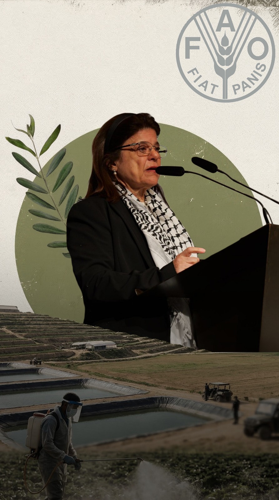 خلال اجتماع كبار المسؤولين في الدورة 38 لمؤتمر منظمة الأغذية والزراعة الإقليمي للشرق الادنى وشمال افريقيا (الفاو)